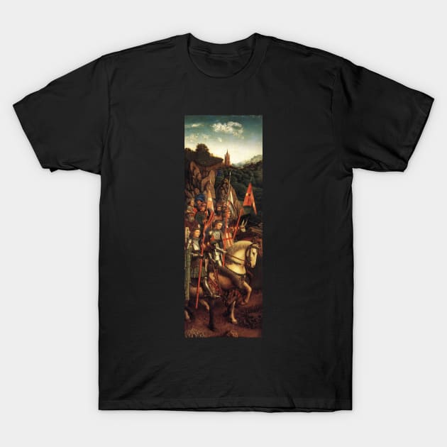 the soldiers of christ 1430 - Jan van Eyck T-Shirt by Kollagio